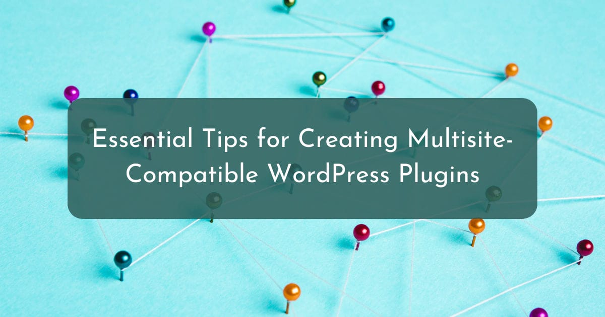 Multisite Plugin Development