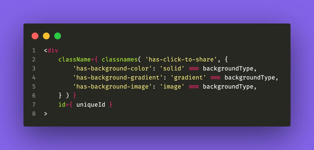 Adding a uniqueId to the block output in the id attribute