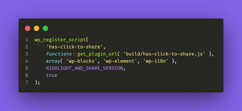wp_register_script example