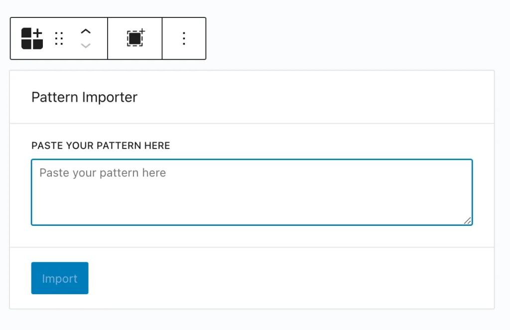 pattern-importer Pattern Importer Screenshot