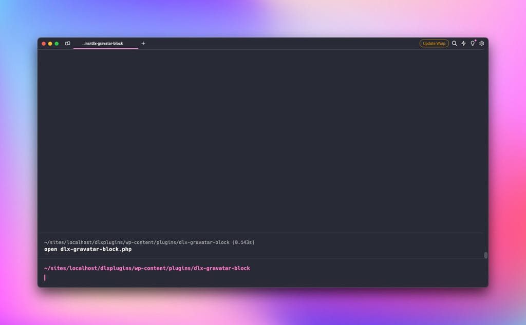 Shortcut Command for Opening File