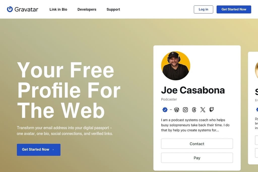 Gravatar.com Service for Free Avatars