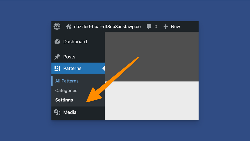 Go to Patterns->Settings to find the Pattern Wrangler Settings