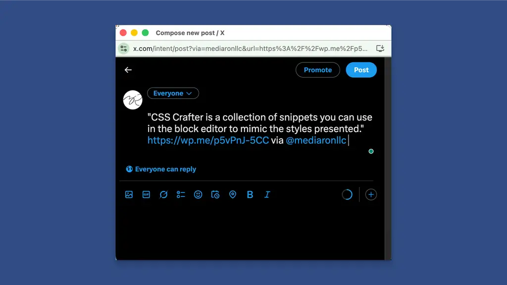 Use a URL Shortener with Highlight and Share for Shorter Links