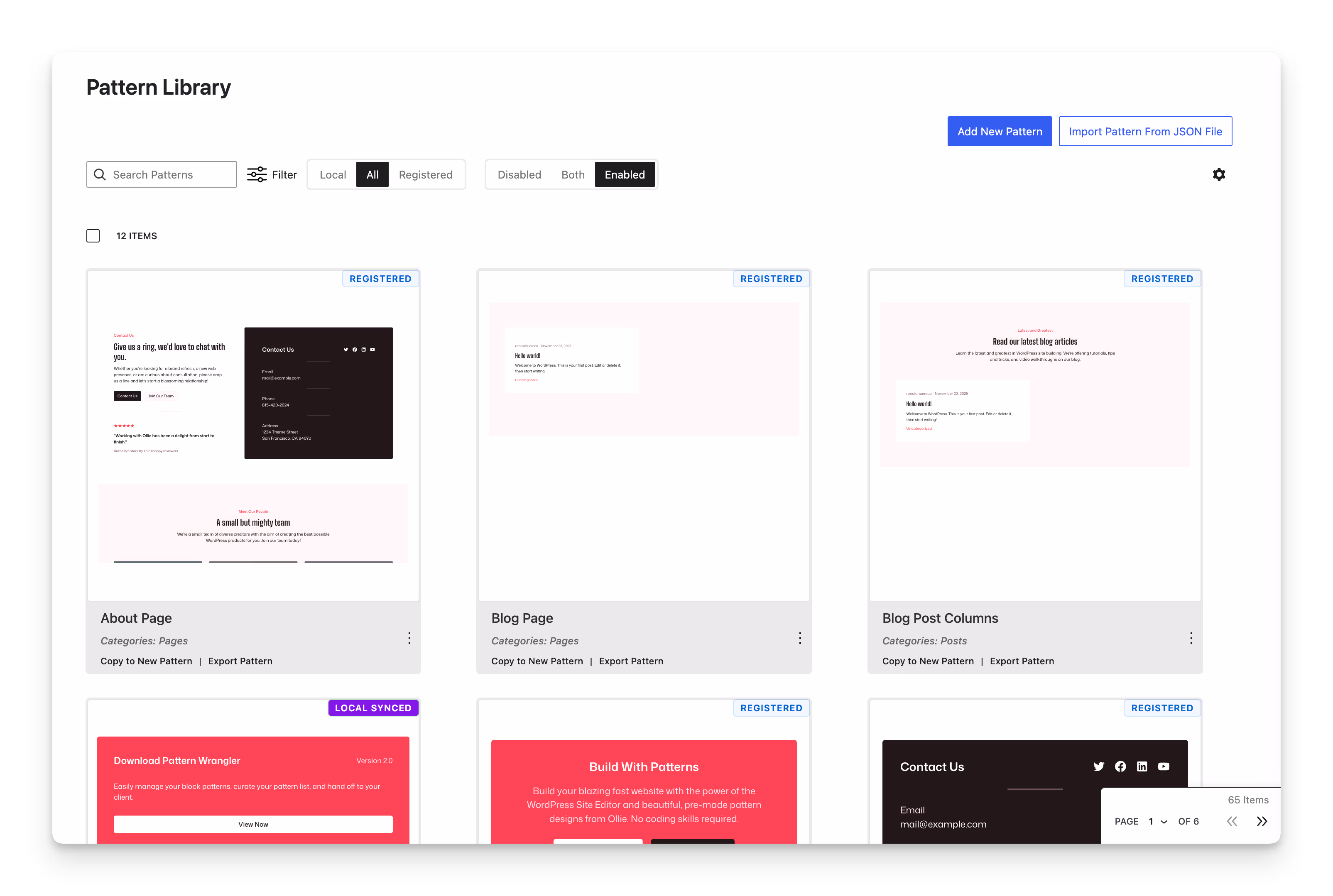 DLX Pattern Wrangler View - From DLX Plugins